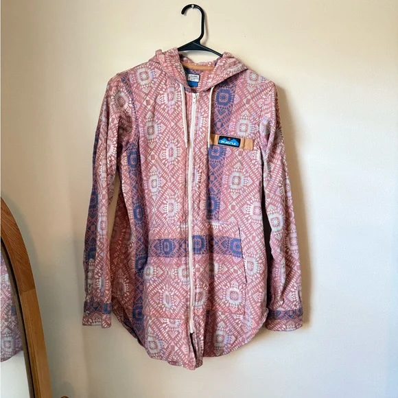 KAVU Women's Saratoga Jacket, made from 100% organic cotton woven jacquard - Picture 1 of 4